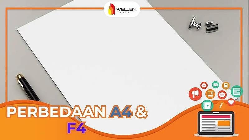 perbedaan ukuran a4 dan f4