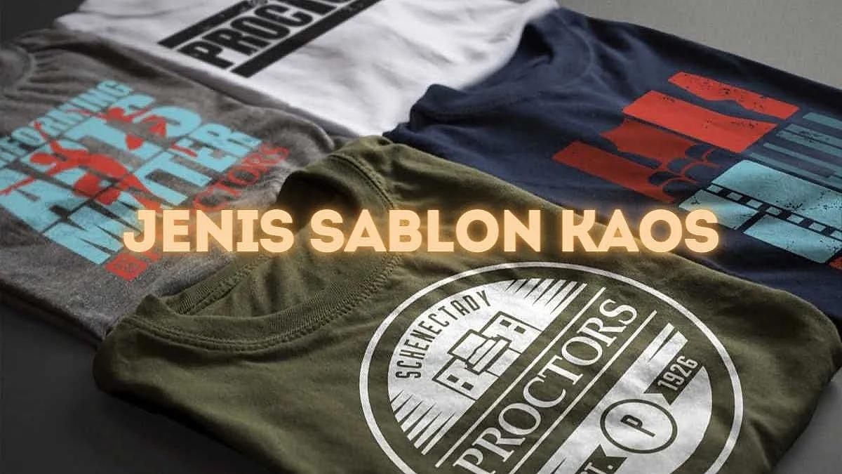 jenis sablon kaos