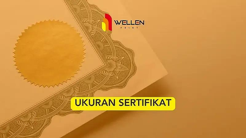 ukuran sertifikat