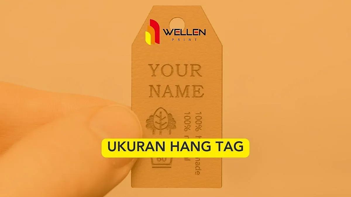 ukuran hang tag