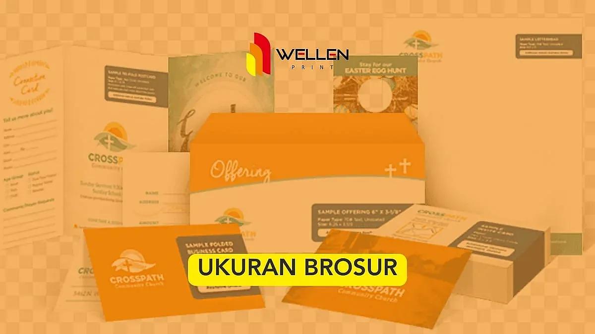 ukuran brosur