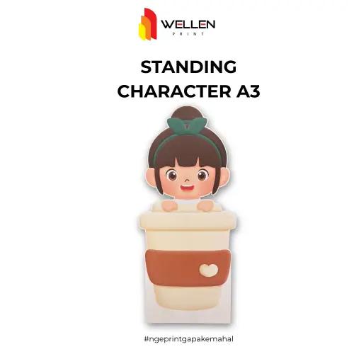 Cetak Standing Character A3