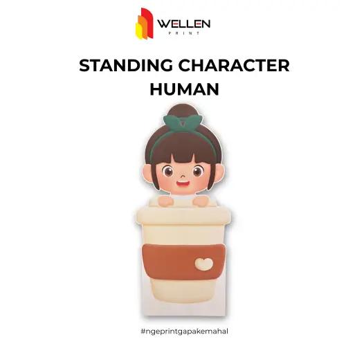 Cetak Standing Character Human