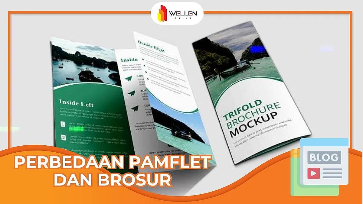 perbedaan pamflet dan brosur