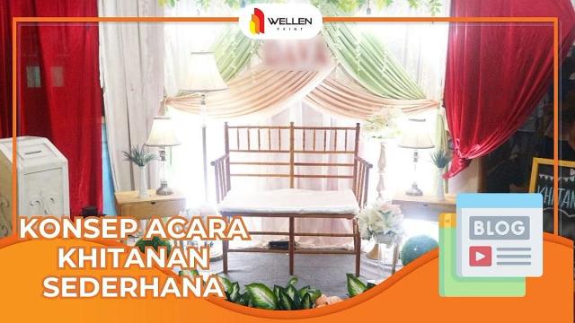 konsep acara khitanan sederhana