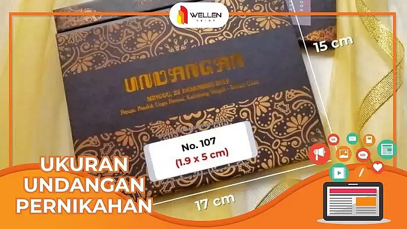 ukuran label undangan