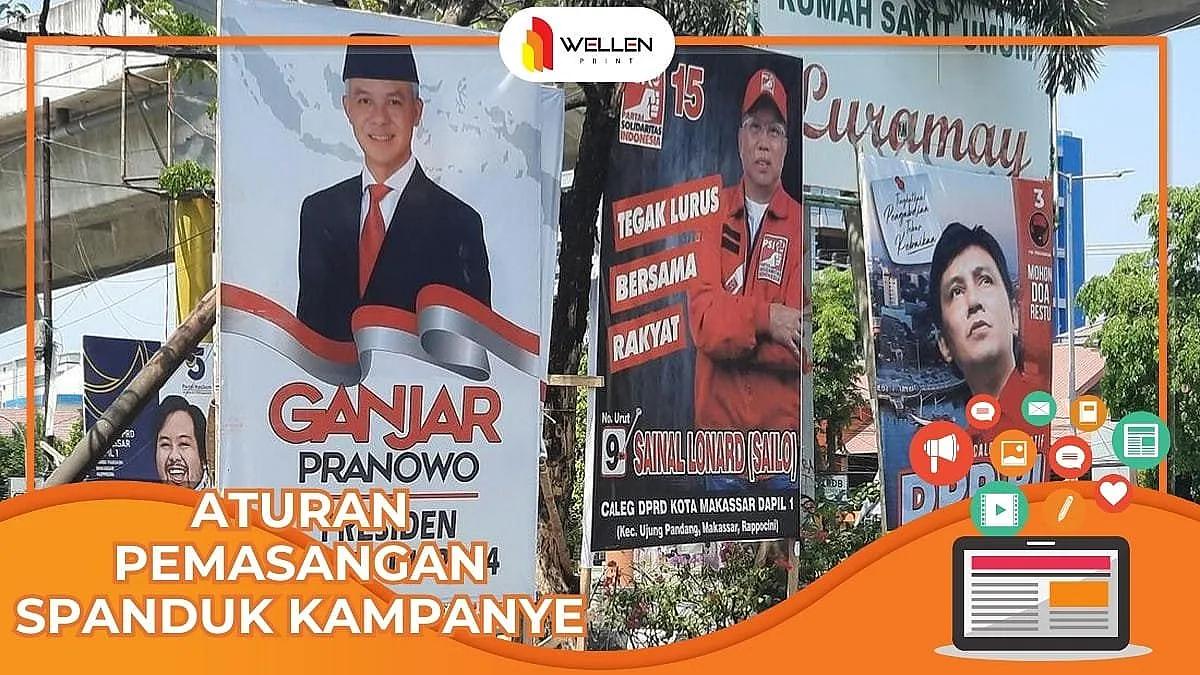 aturan pemasangan spanduk kampanye