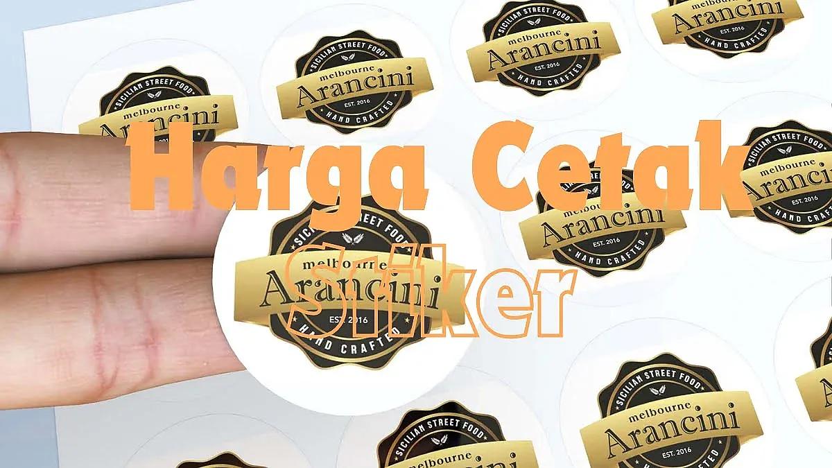 harga cetak stiker