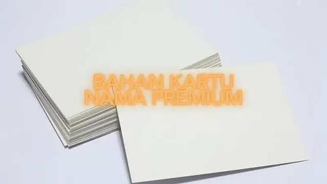 bahan kartu nama premium