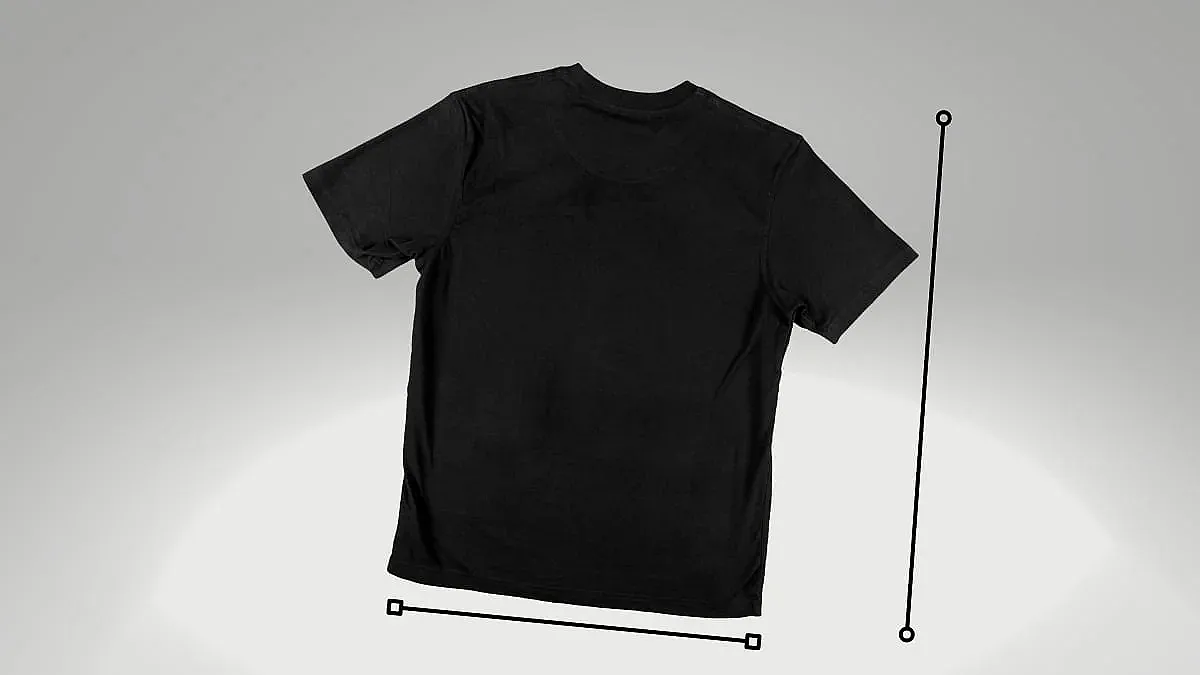 Panduan visual untuk menentukan ukuran kaos yang tepat.