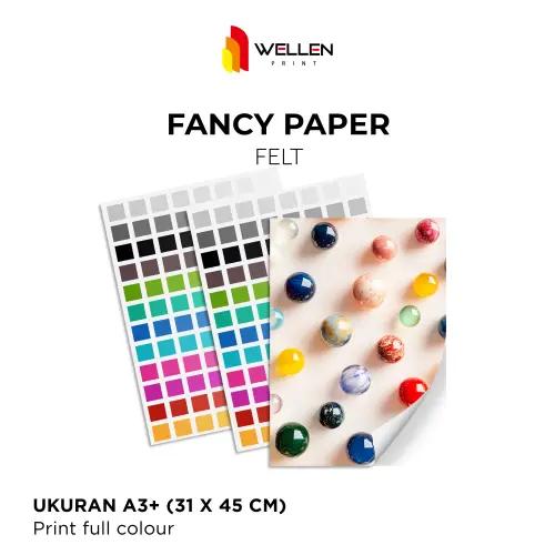 Cetak A3+ Warna - Fancy Paper Felt