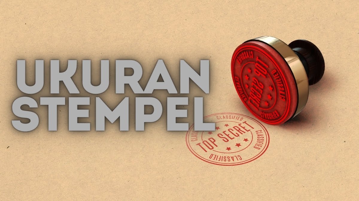 5 Ukuran Stempel Lengkap Disini Stempel Trodat Juga Ada Loh Wellen